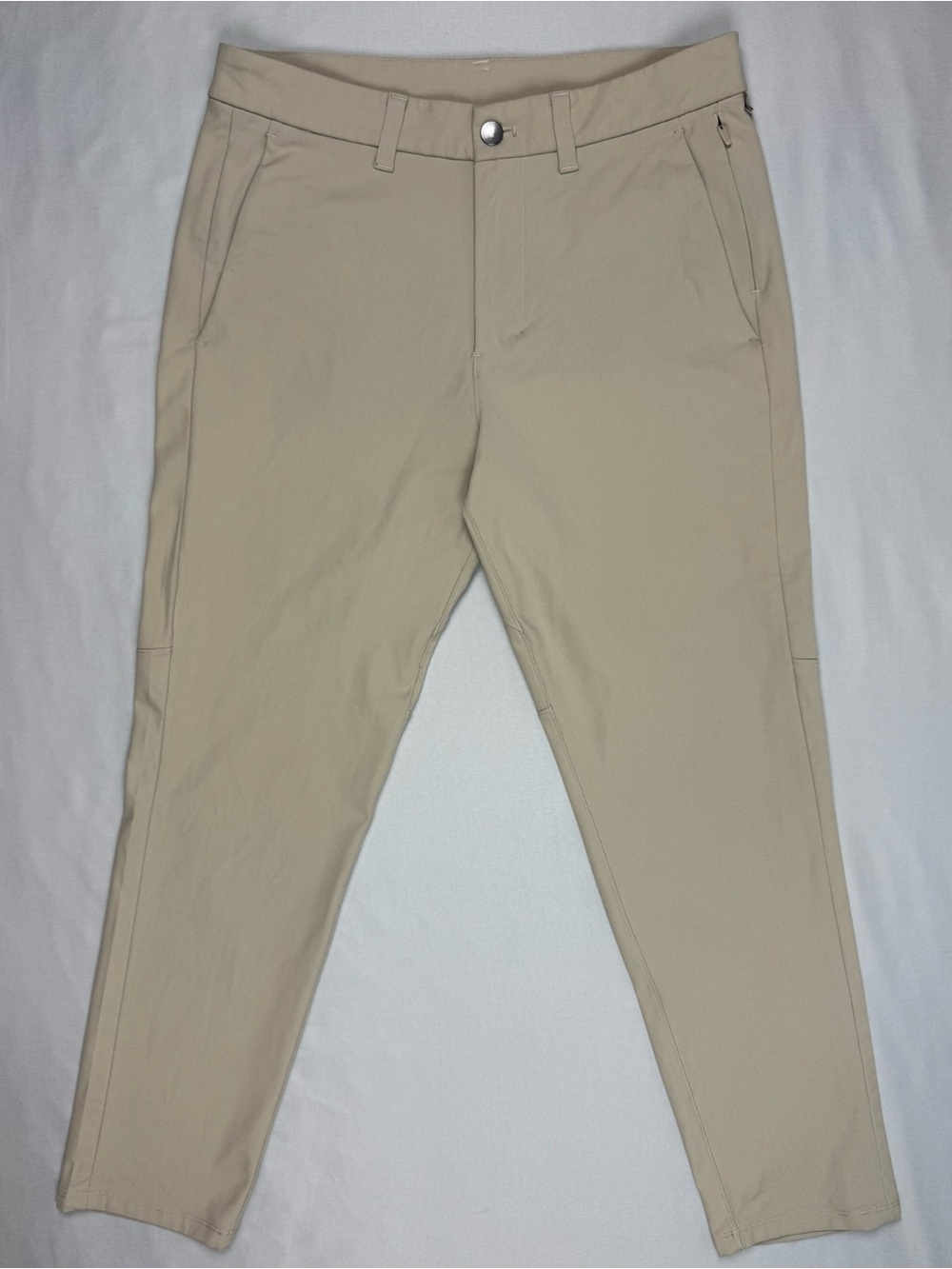 Lululemon Mens ABC Commission Trousers Pants 30 x 26 Warpstreme Raw Linen B9